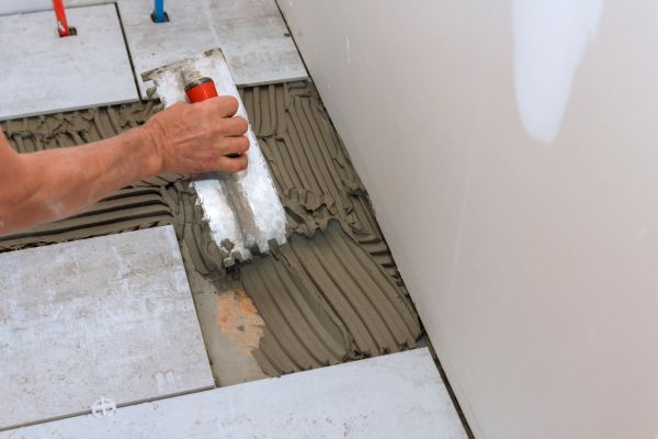 Bathroom Floor Renovation in Racine