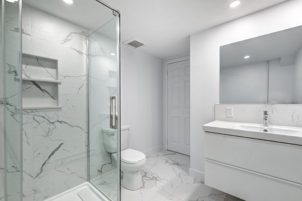 Basement Bathroom Construction in Racine