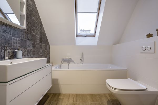 Attic Bathroom Construction in Racine